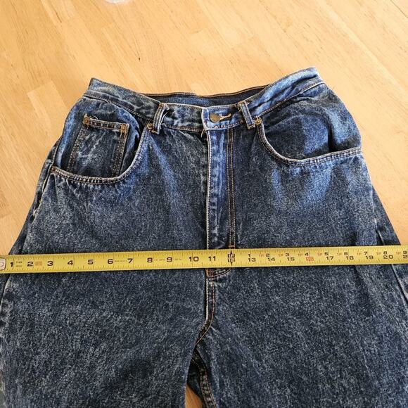 Gitano Vintage 80's High Waisted Mom Jeans - Acid Blue - size 14 - EUC - Picture 9 of 12